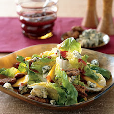 Bibb Lettuce Salad with Persimmons and Candied Pecans