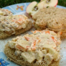 Apple Carrot Finger/Tea Sandwiches