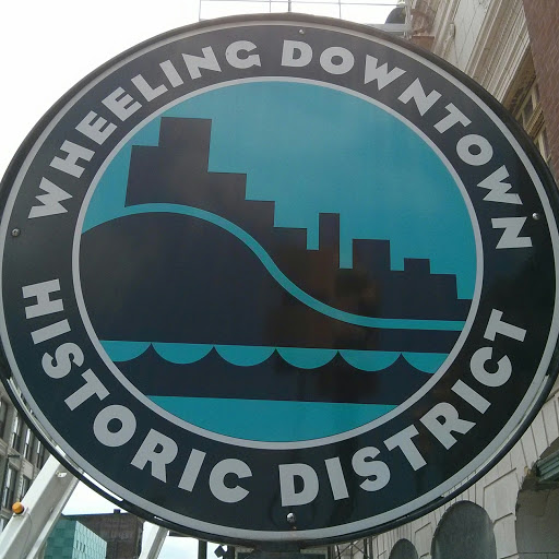 Wheeling Downtown Historic District Marker -- Main St N