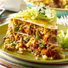 Beefy Vegetable Taco Pie