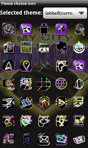 【免費個人化App】LA City Purple n Gold Theme-APP點子