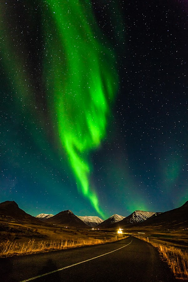 Aurora Borealis by Páll Jökull Pétursson - Landscapes Nightscapes ( canon, green, camera, aurora borealis, norðurljós, nótt, canoneos5dmkii, iceland, eos, 2012, grænn, ísland, norðurland, night, 5dmkii, longexposure, ljós )