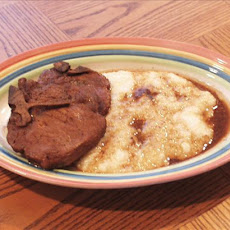 Smothered Pork Chops in Red Eye Gravy