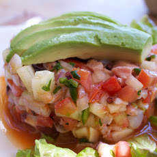 Seviche de Camarones con Mango y Habanero (Shrimp Seviche with Mango and Habanero)