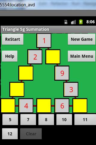 Wordoku Triangle 5g puzzle