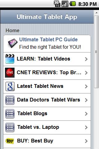 Ultimate Tablet PC App