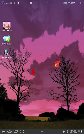 Twin Trees - Live Wallpaper