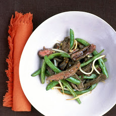 Soy-Glazed Beef and Green Beans