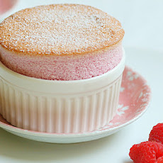 Raspberry Rose Soufflé