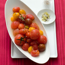 Vodka-Spiked Tomatoes with Lemon Salt