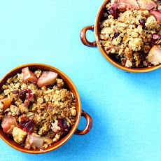 Apple, Pear and Cranberry Crisp