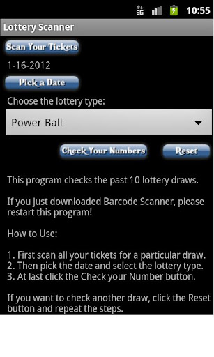 Lottery Scanner