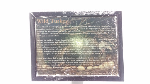 MCCD Marengo Ridge Wild Turkey Sign