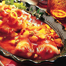 Spicy Halibut Veracruz