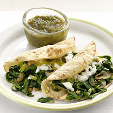 Ricotta-Spinach Tacos