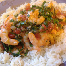 Quick Tomato Shrimp Stew Florentine