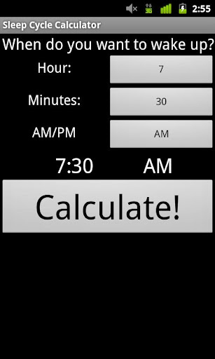 Bedtime Sleep Calculator