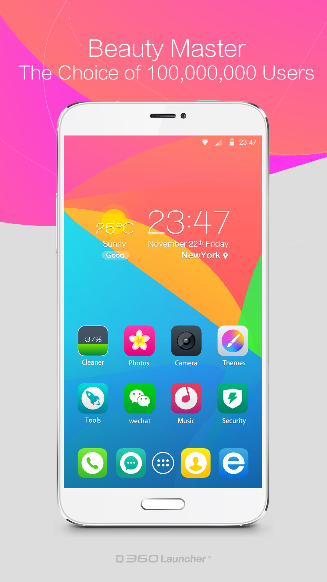 Android application 360 Launcher－Fast, Free Themes screenshort