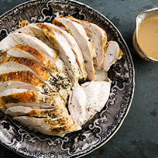 Roast Turkey Breast with Roasted Garlic Gravy