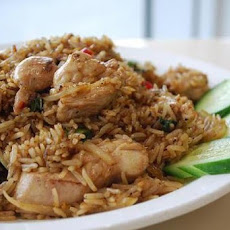 Thai Spicy Basil Chicken Fried Rice