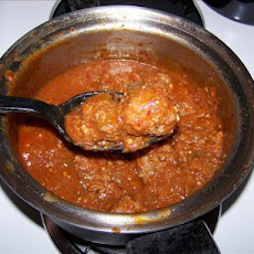 Super Spicy Garlic Meatballs