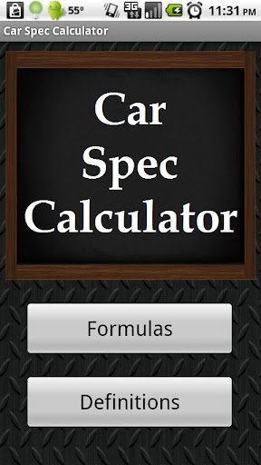 Car Spec Calculator