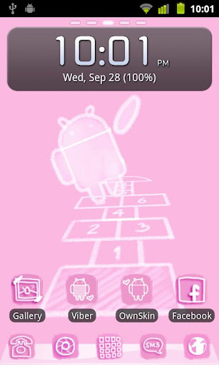 Chalk in Pink Theme