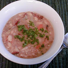Real Simple Bean and Bacon Soup