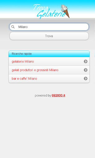 Trova Gelaterie