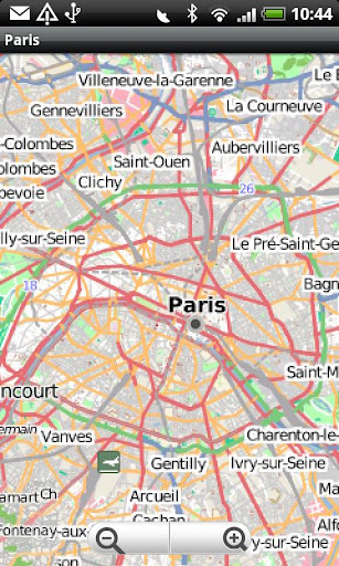 Paris Street Map