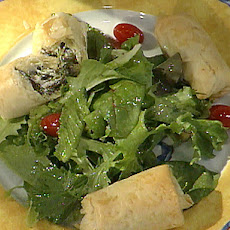 Popeye's Fresh Spinach and Goat Cheese Strudels