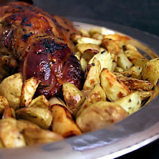 Roast Lamb With Lemon and Herbs