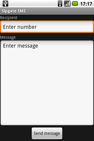 SMS via Sipgate