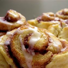 Glazed Cinnamon Biscuits