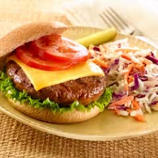 Cheeseburgers With Coleslaw