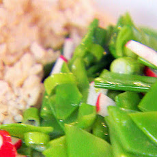 Snow Pea, Scallion and Radish Salad