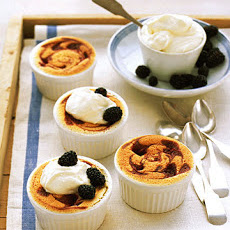 Lemon-Berry Pudding Cakes