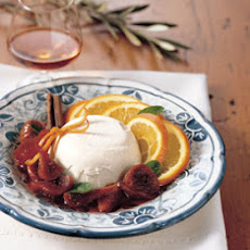 Figs with Honey-Yogurt Cream