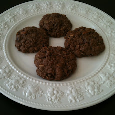 Cocoa, Pecan and Date Oatmeal Cookies