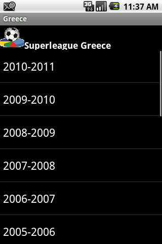 English Greece Football Histor