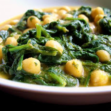 Chickpea Soup With Spinach (Potje De Garbanzo Con Acelga)