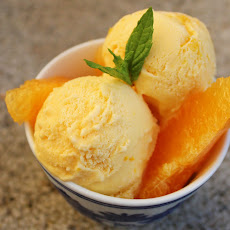 Orange Creamsicle Frozen Yogurt