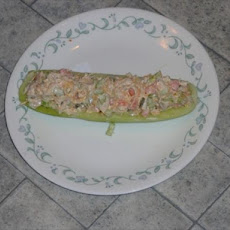 Chicken Cucumber Boats