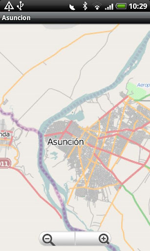 Asuncion Street Map