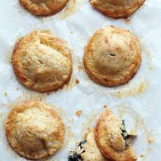 Chicken and Kale Hand Pies with Cheddar Crust