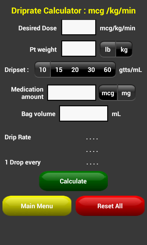 Android application OmniMedix Medical Calculator screenshort