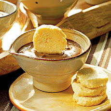 Chocolate-Espresso Pots de Crème with Benne Seed Coins