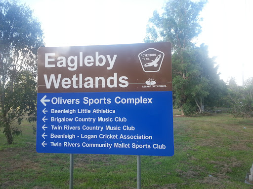 Eagleby Wetlands Adventure Trail Direction Board
