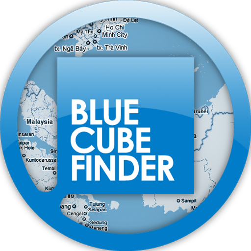 Blue Cube Locator LOGO-APP點子