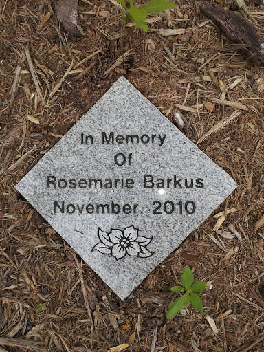 Rosemarie Barkus Memorial Tree and Plaque